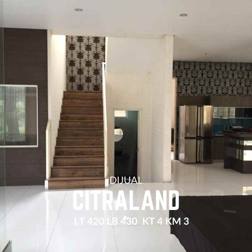 dijual rumah citraland