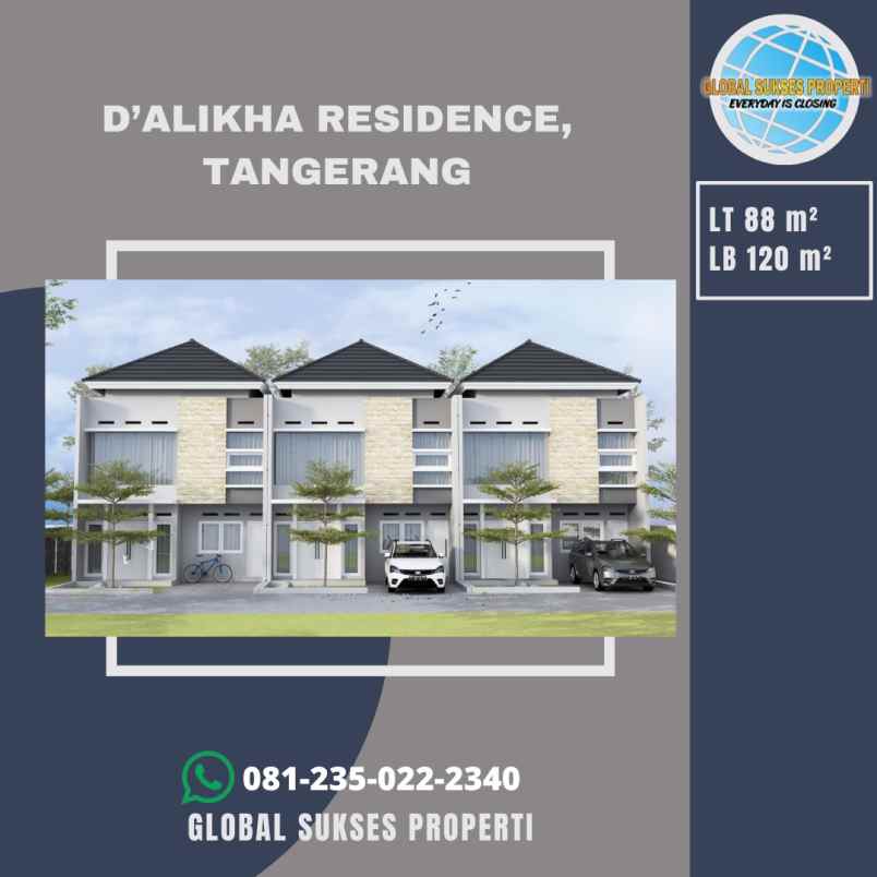 dijual rumah d alikha residence