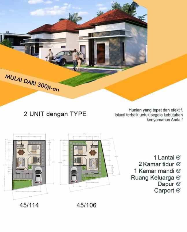 dijual rumah desa pare kranggan