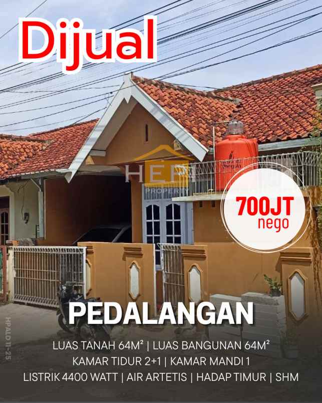 dijual rumah di pedalangan banyumanik semarang