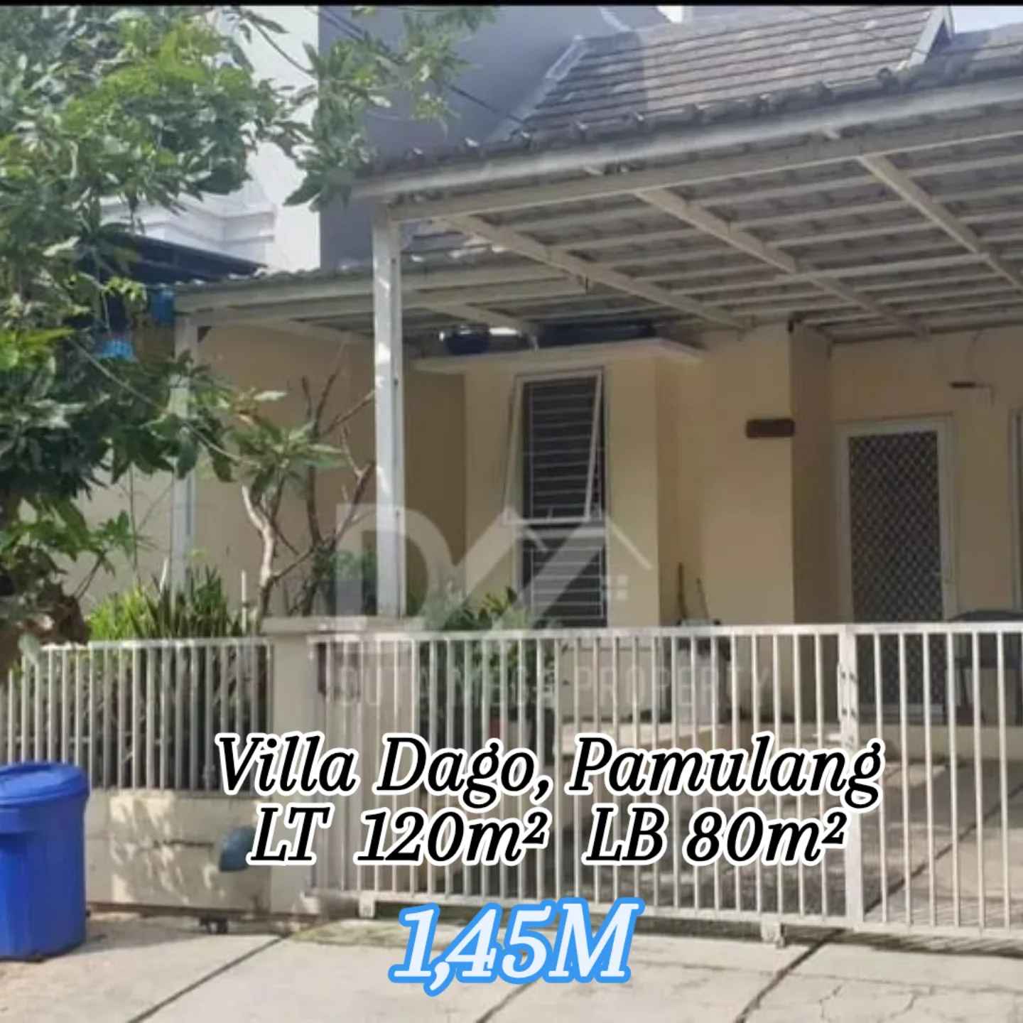 dijual rumah di villa dago pamulang