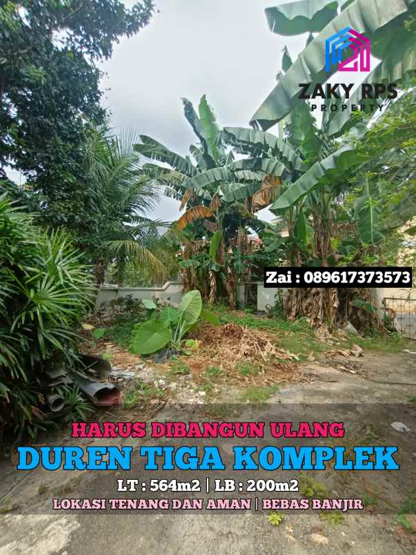 dijual rumah duren tiga