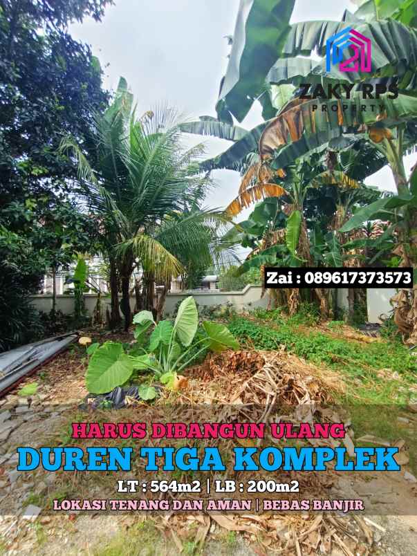 dijual rumah duren tiga