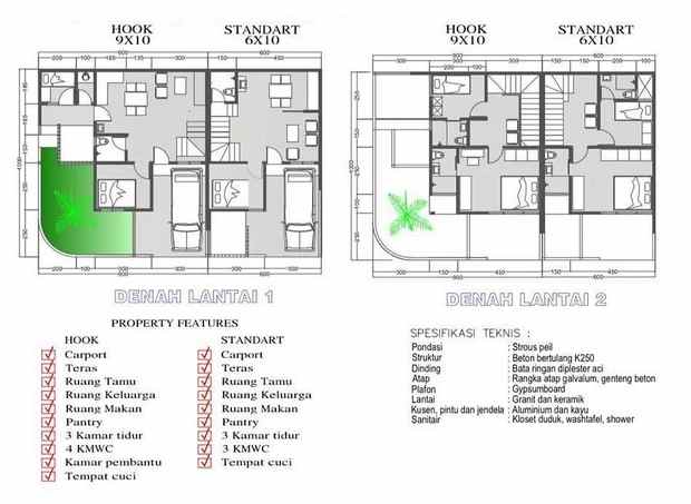 dijual rumah gading pantai