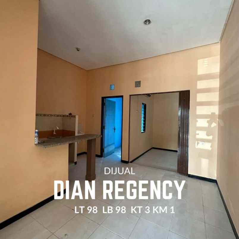 dijual rumah garden dian regency