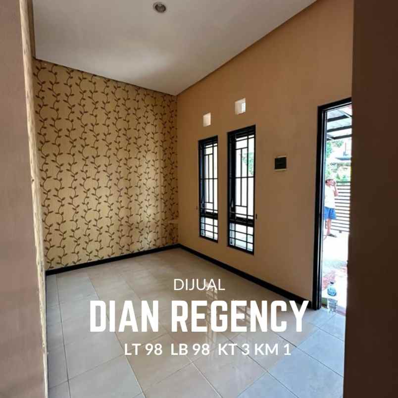 dijual rumah garden dian regency