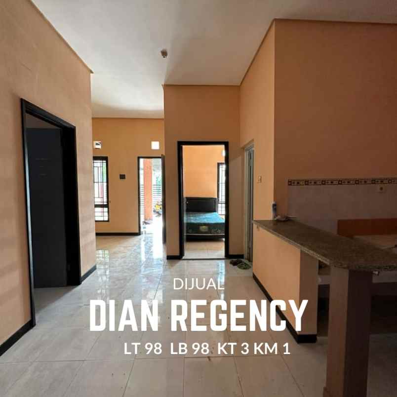 dijual rumah garden dian regency