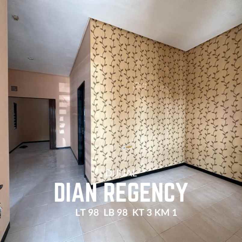 dijual rumah garden dian regency