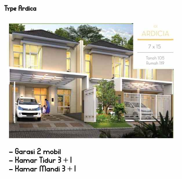 dijual rumah griya galaxy