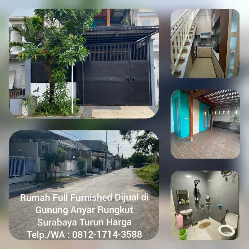 dijual rumah gunung anyar surabaya