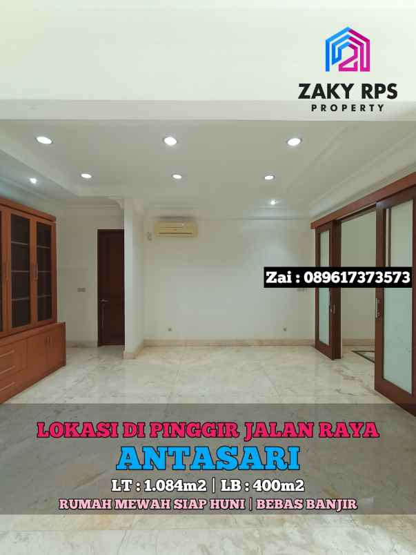 dijual rumah jalan antasari