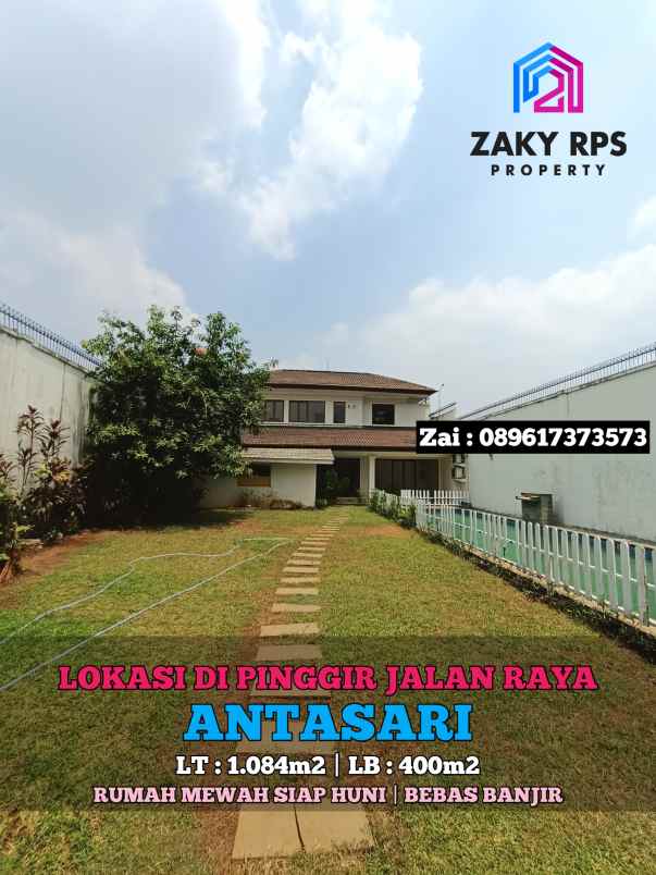 dijual rumah jalan antasari