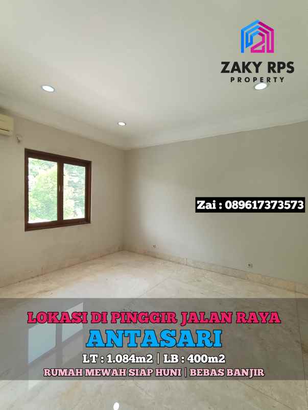 dijual rumah jalan antasari