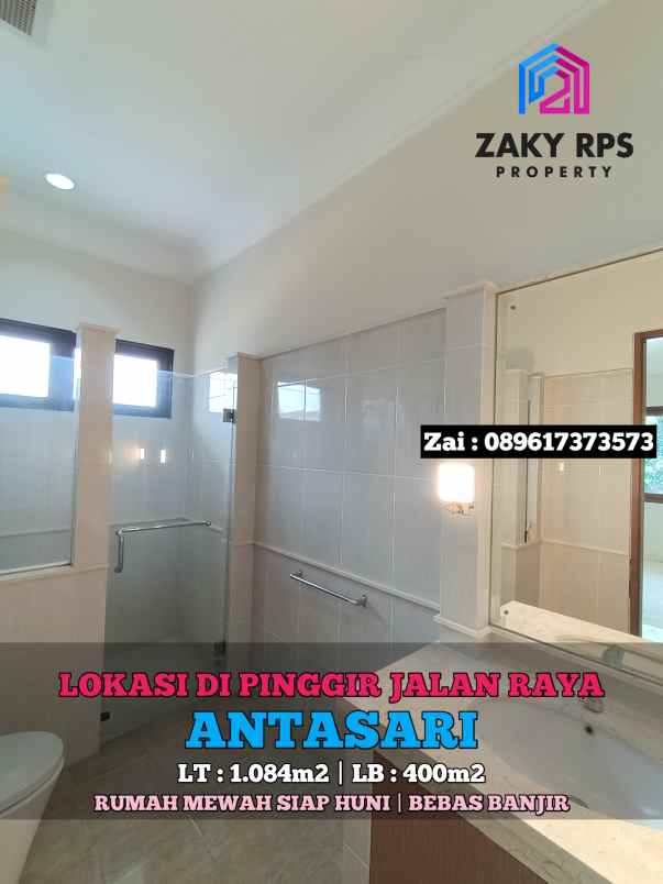 dijual rumah jalan antasari