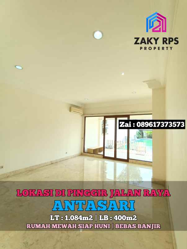 dijual rumah jalan antasari