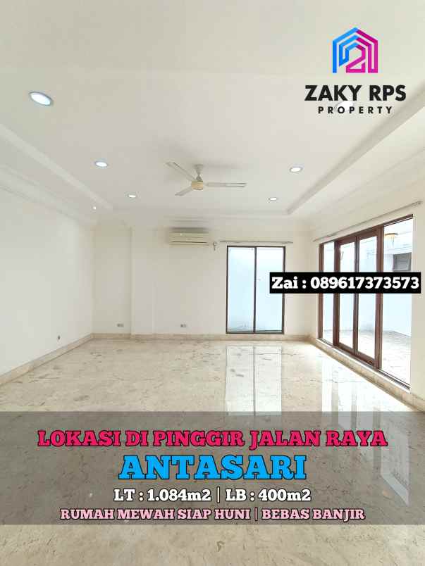 dijual rumah jalan antasari