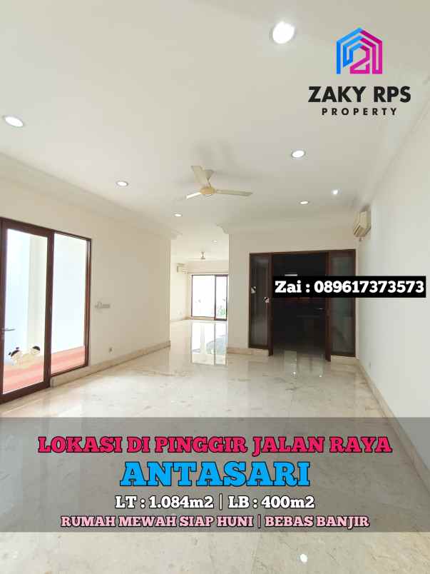 dijual rumah jalan antasari