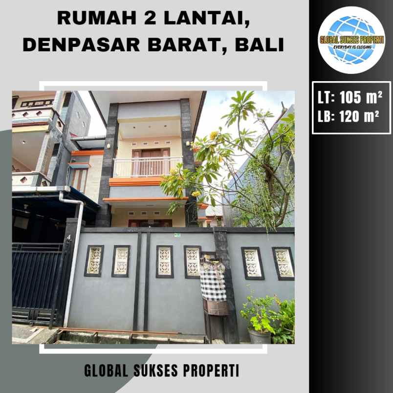 dijual rumah jalan batas dukuh sari sesetan