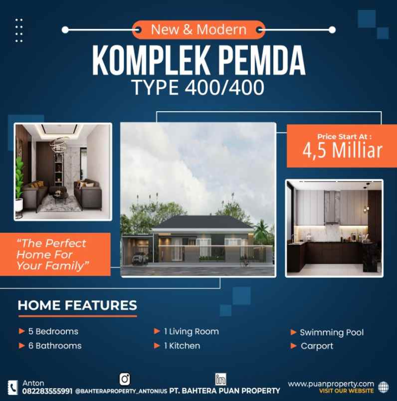 dijual rumah jalan cemara gading pekanbaru