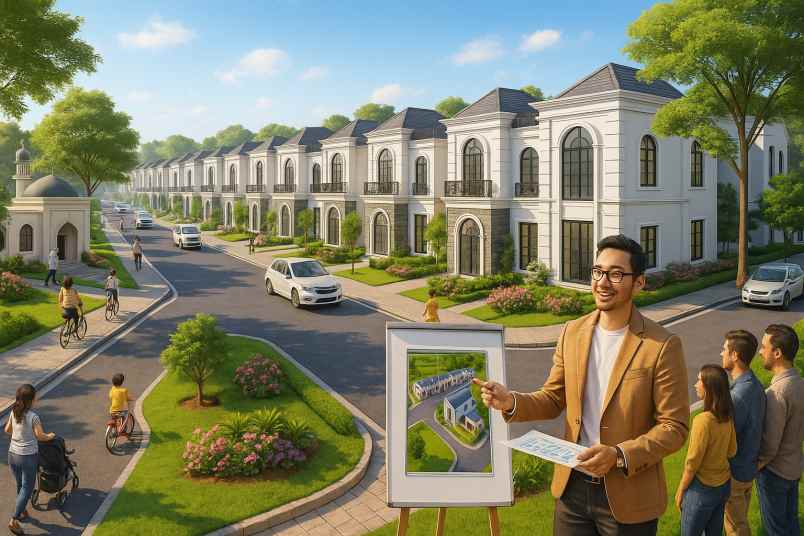 dijual rumah jalan gas alam