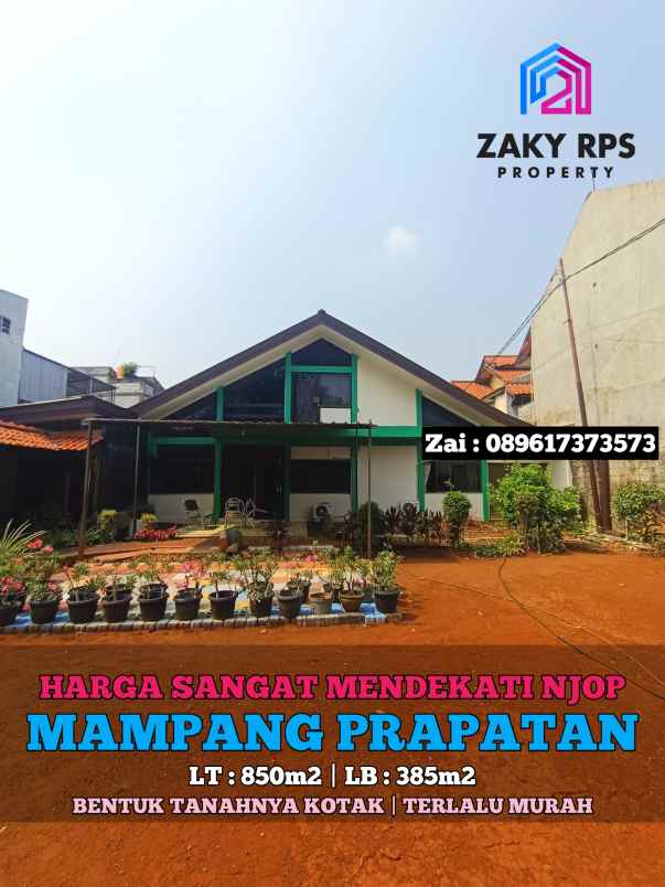 dijual rumah jalan mampang prapatan