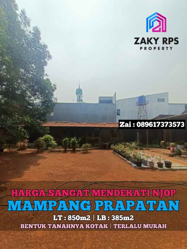 dijual rumah jalan mampang prapatan