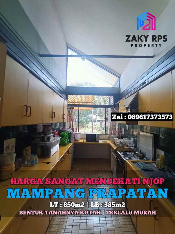 dijual rumah jalan mampang prapatan