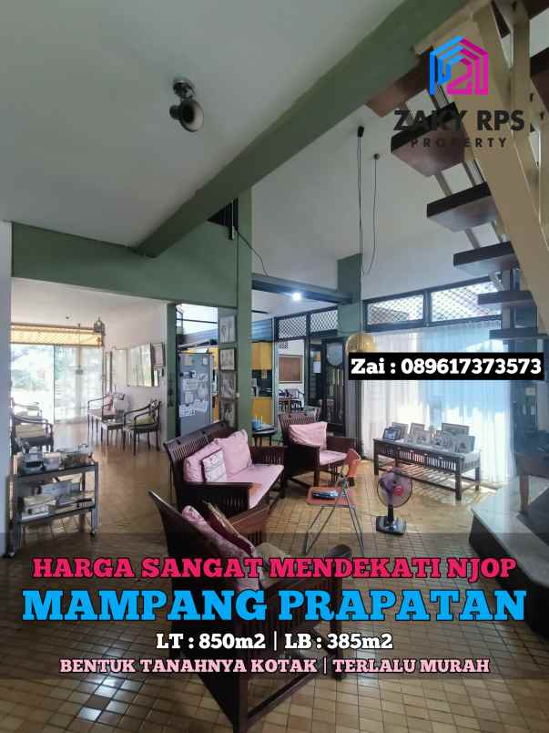 dijual rumah jalan mampang prapatan