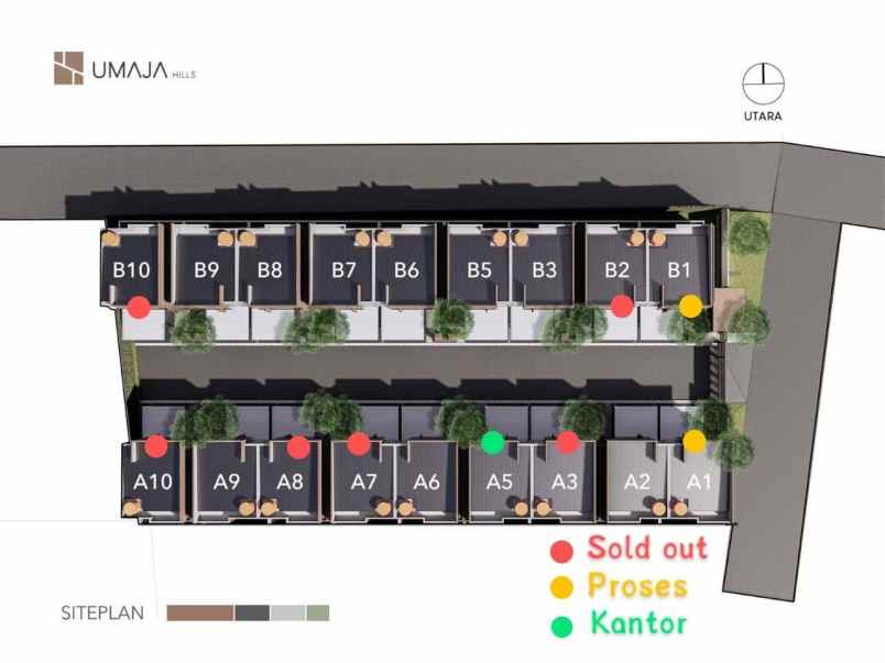 dijual rumah jalan raya citayam depok