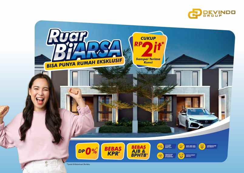 dijual rumah jalan raya mampir kel gandoang