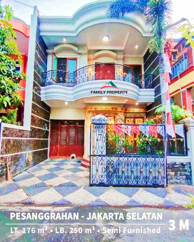 dijual rumah jalan raya pesanggrahan