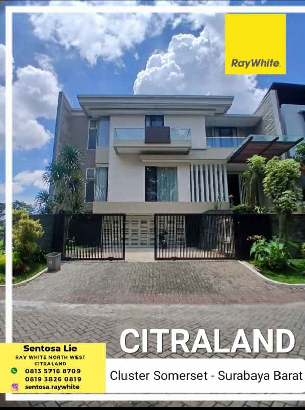 dijual rumah jalan somerset citraland