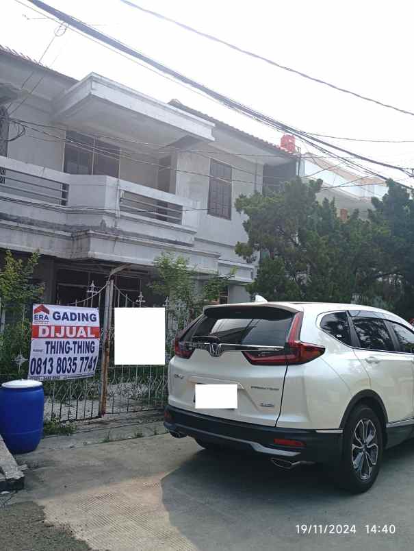 dijual rumah janur elok kelapa gading