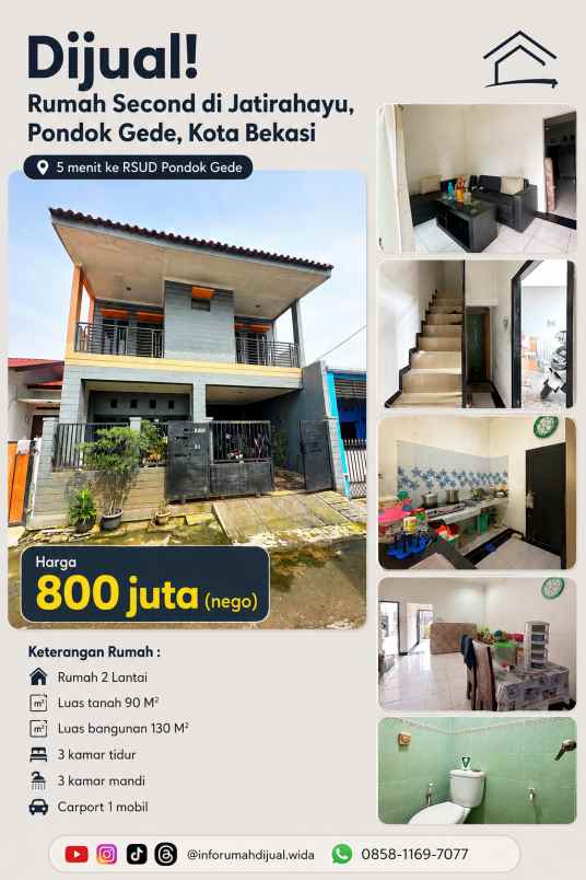 dijual rumah jatirahayu