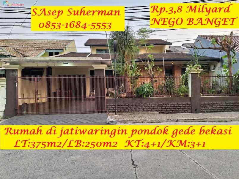 dijual rumah jatiwaringin pondokgede