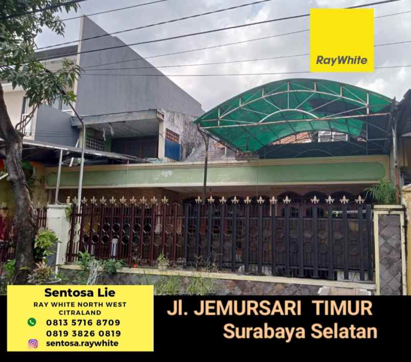 dijual rumah jemursari timur