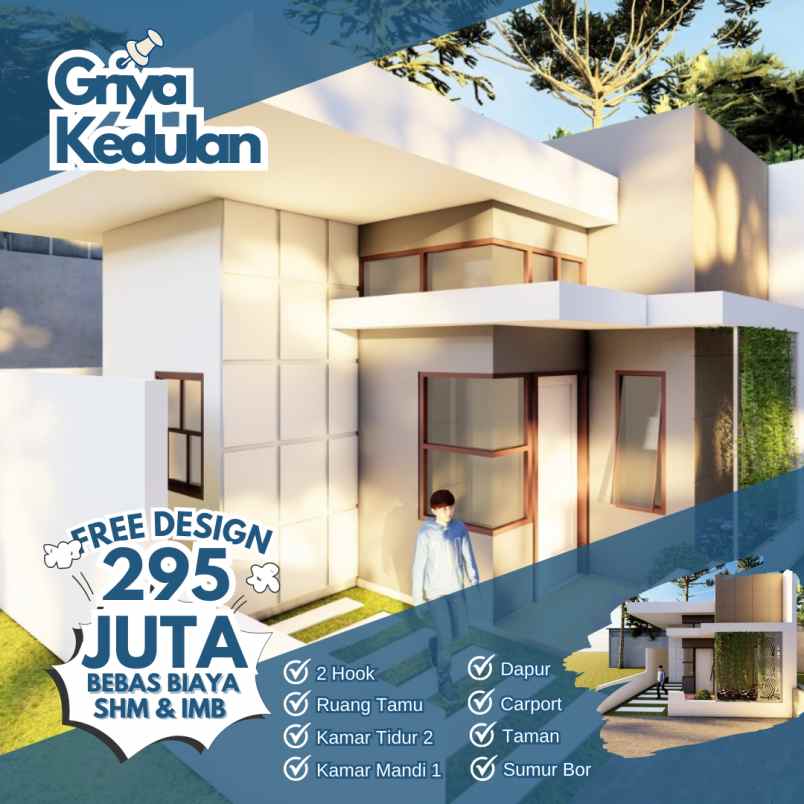 dijual rumah jl kedulan tirtomartani