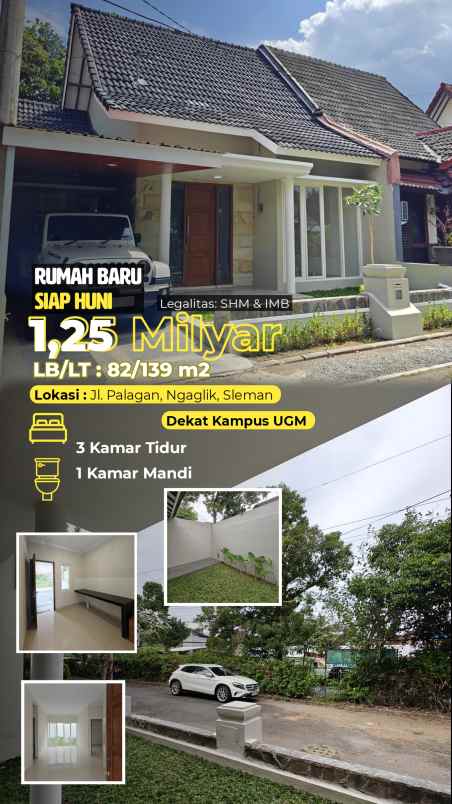 dijual rumah jl palagan