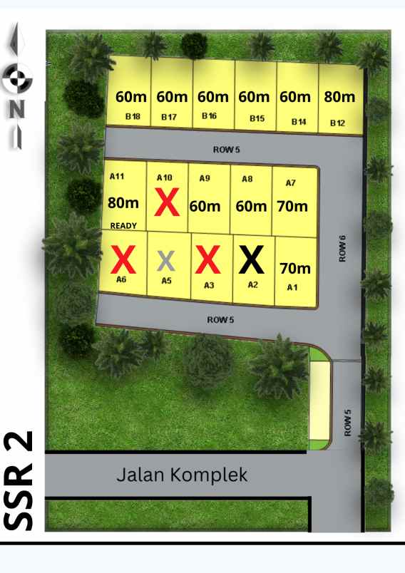 dijual rumah jl puspitek