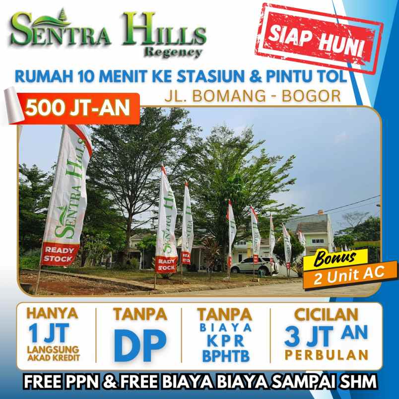 dijual rumah jl sentra hills residence