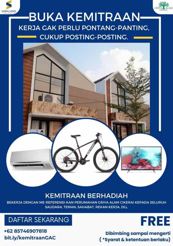 dijual rumah jl smpn 8 cikerai kec