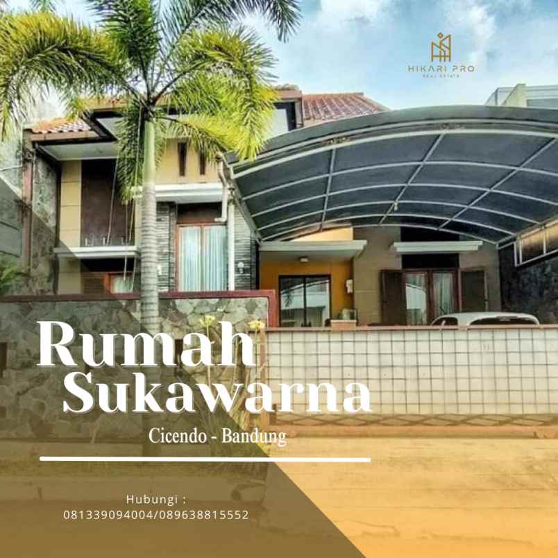 dijual rumah kec cicendo