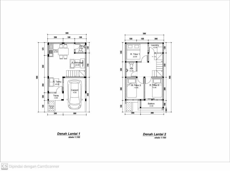 dijual rumah kelapa dua cisalak depok