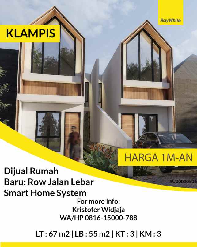 dijual rumah klampis surabaya