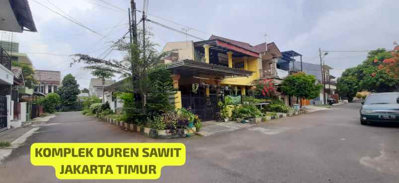 dijual rumah komplek ptb duren sawit