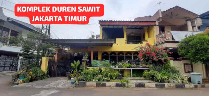 dijual rumah komplek ptb duren sawit