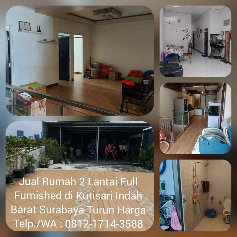 dijual rumah kutisari indah barat