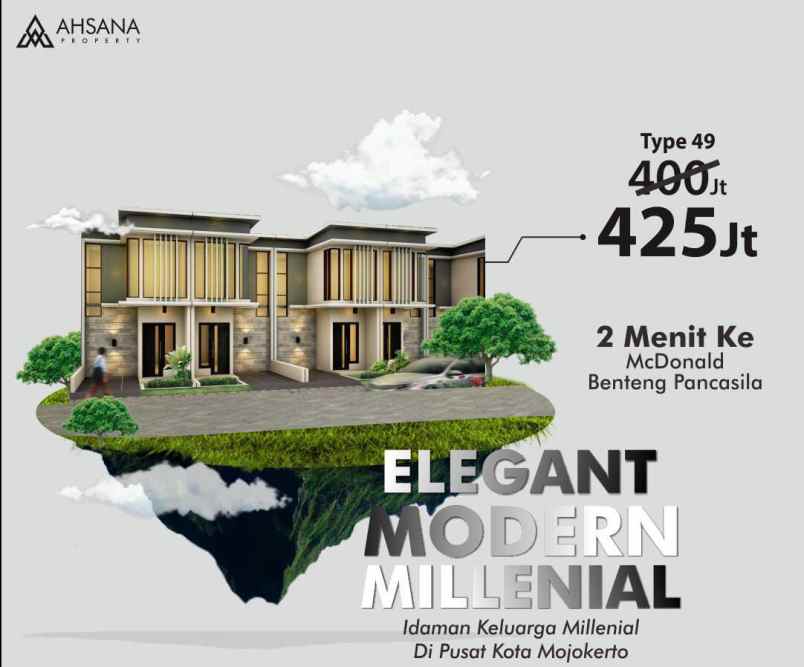 dijual rumah magersari kota mojokerto