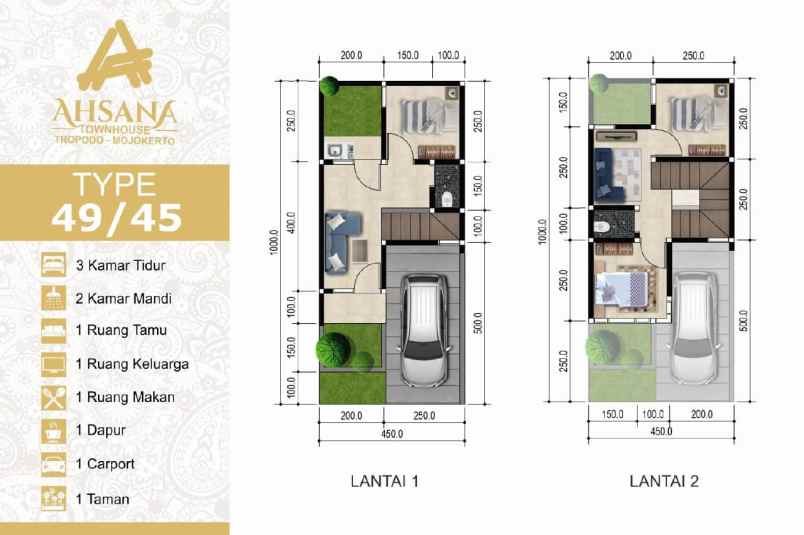 dijual rumah magersari kota mojokerto