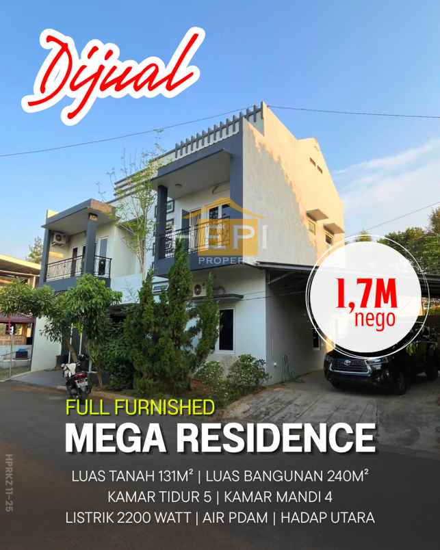 dijual rumah mega residence banyumanik semarang